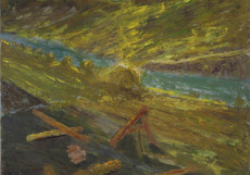 Lumberjacks-180x130-Oil on Canvas